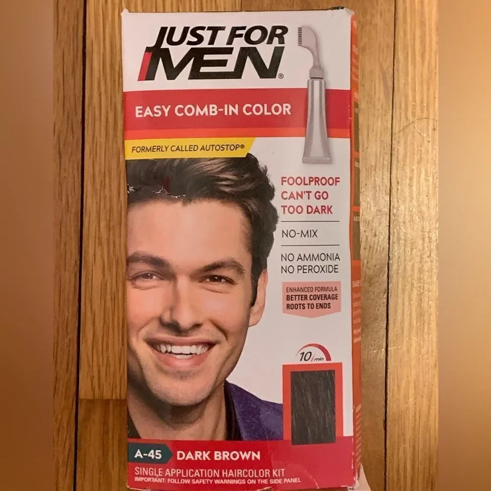 Just For Men hair color light dark medium brown black